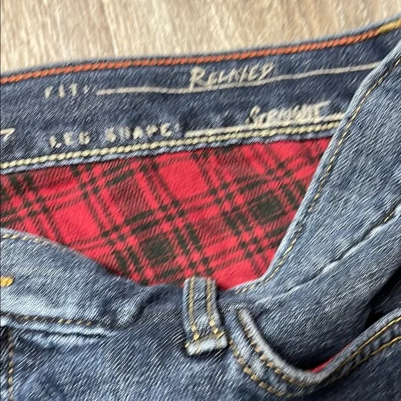 Eddie Bauer Flannel Lined Women's Relaxed Fit Straight Leg Jeans Size 10 - Picture 9 of 15